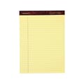 Ampad Gold Fibre Notepads, 8.5 x 11.75, Legal Rule, Canary, 50 Sheets/Pad, 12 Pads/Pack (TOP 20-02