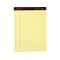 Ampad Gold Fibre Notepads, 8.5 x 11.75, Legal Rule, Canary, 50 Sheets/Pad, 12 Pads/Pack (TOP 20-02