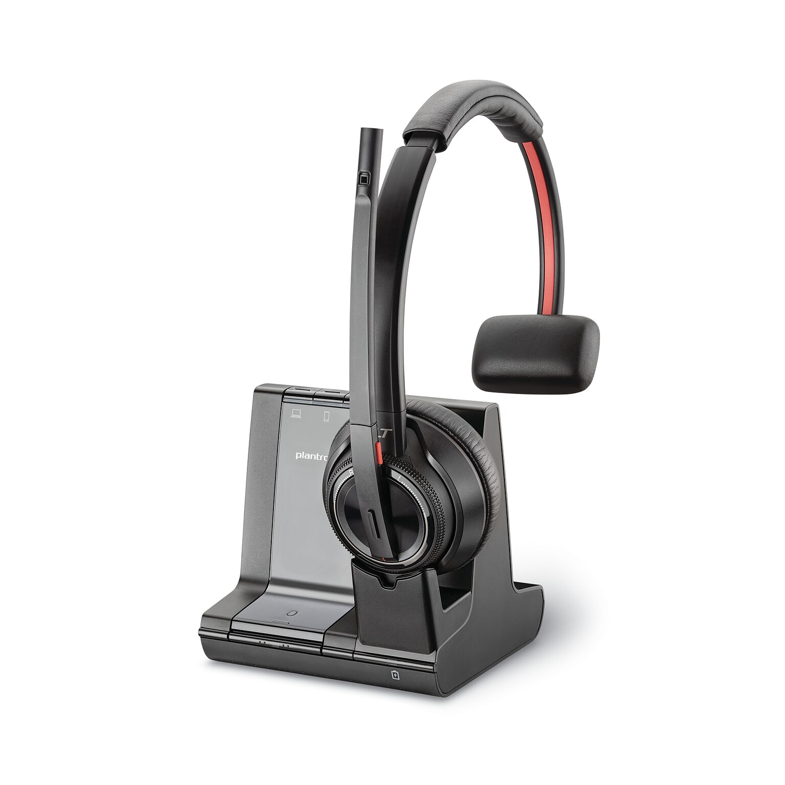 Poly Savi 8210 USB-A Noise Canceling Bluetooth Mono Computer Headset (7S445AA#ABA)