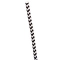 Eco-Products® Black Chevron Compostable Paper Straw, 7.75L, 50 Count (EP-STP7BLKR-CHV)