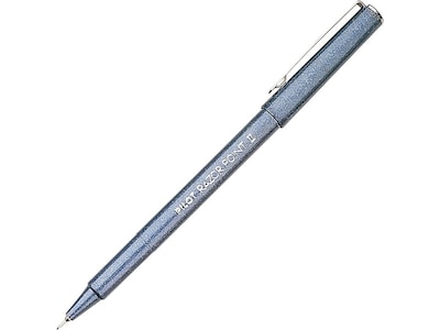 Pilot Razor Point II Marker Pens, Super Fine Point, Blue Ink, Dozen (11003)