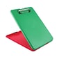 Saunders Show2Know Plastic Storage Clipboard, Red/Green (00580)