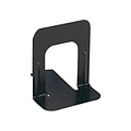 STEELMASTER Deluxe 5.88 Steel Bookends, Black, Pair (241009104)