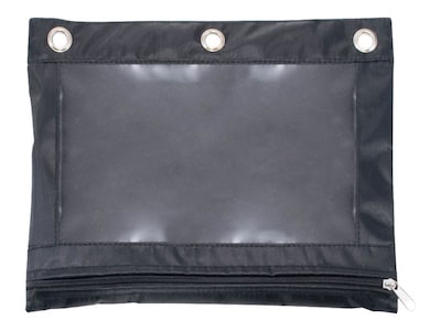 Advantus Zipper Pouch, Black (67024)