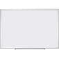 U Brands Basics Melamine Dry-Erase Whiteboard, Aluminum Frame, 6' x 4' (033U00-01)