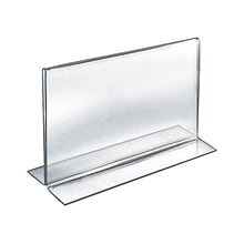 Azar Sign Holders, 8.5 x 11, Clear Acrylic, 10/Pack (152715)