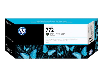 HP 772 Black Matte Standard Yield Ink Cartridge (CN635A)