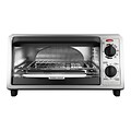 Black & Decker 4-Slice Toaster Oven, Silver (TO1322SBD)