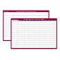 AT-A-GLANCE Universal-Vacation Schedule 24"H x 36"W Dry Erase Yearly Wall Calendar, Red (PM250 28)