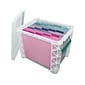 Advantus Super Stacker File Box, Letter Size, Clear (36872)