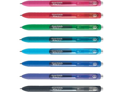Paper Mate InkJoy Retractable Gel Pen, Medium Point, Assorted Ink, 8/Pack (1958946)