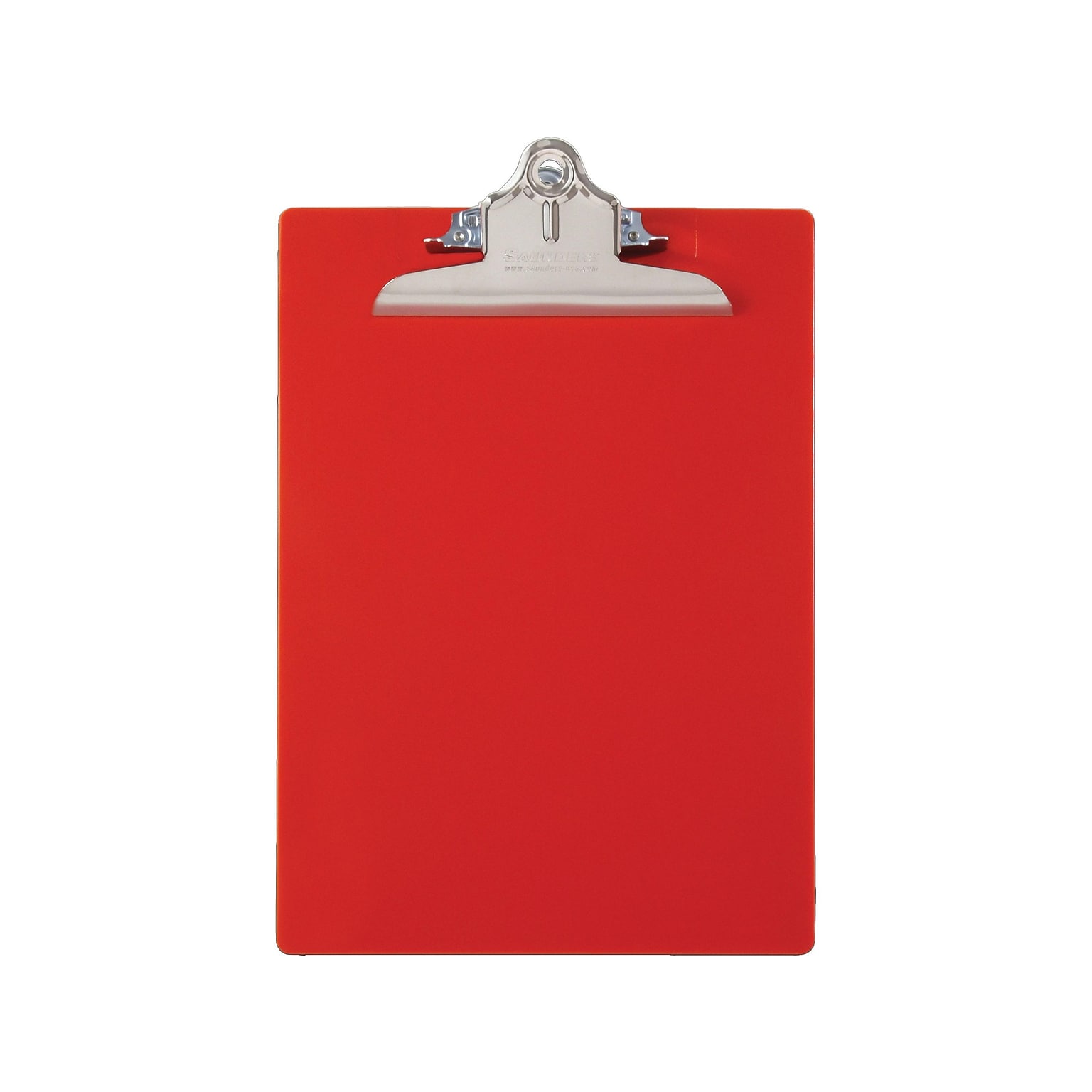 Saunders US-Works Plastic Clipboard, Letter Size, Red (21601)