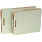 Pendaflex Pressboard End Tab Classification Folders, Letter Size, 6 Sections, Light Green, 10/Box (PFX 23224)