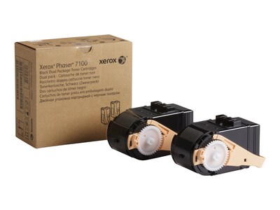 Xerox 106R02605 Black Standard Yield Toner Cartridge, 2/Pack