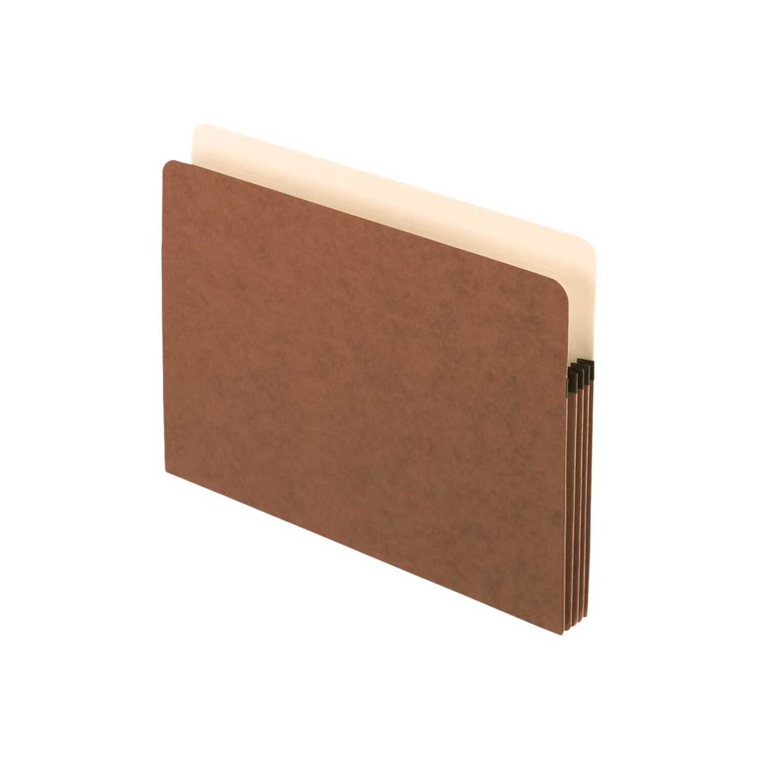 Pendaflex 10% Recycled Reinforced File Pocket, 3 1/2 Expansion, Letter Size, Redrope, 25/Box (1524EOX)