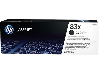 HP 83X Black High Yield Toner Cartridge (CF283X)