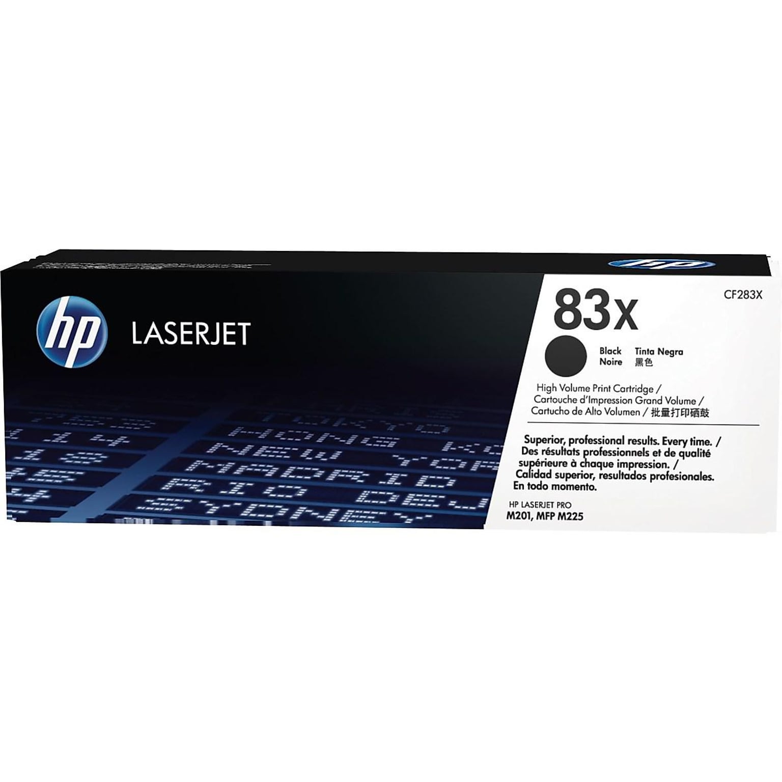 HP 83X Black High Yield Toner Cartridge (CF283X)