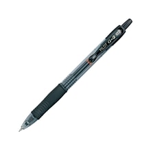 Pilot G2 Retractable Gel Pens, Fine Point, Black Ink, Dozen (31020)