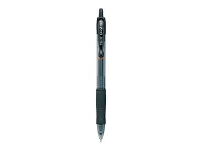 Pilot G2 Retractable Gel Pens, Fine Point, Black Ink, Dozen (31020)