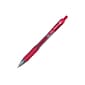 Zebra Sarasa Dry X20 Gel Retractable Pens, Medium Point, Red Ink, Dozen (46830)