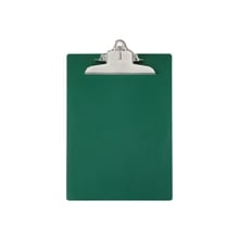 Saunders US-Works Plastic Clipboard, Letter Size, Green (21604)