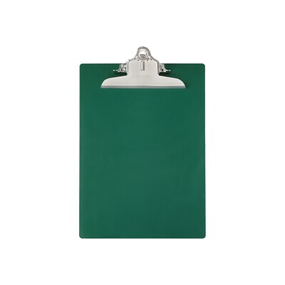 Saunders US-Works Plastic Clipboard, Letter Size, Green (21604)