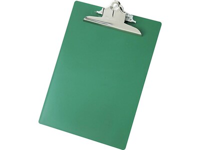 Saunders Recycled Plastic Clipboard, Letter Size, Green (21604)