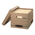 Bankers Box Stor/File 100% Recycled Corrugated File Storages Boxes, Lift-Off Lid, Letter/Legal Size,