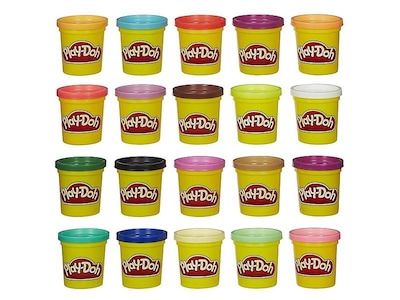 Hasbro Play-Doh Super Color Pack, 2+ Years, 20/Pack (CL342)