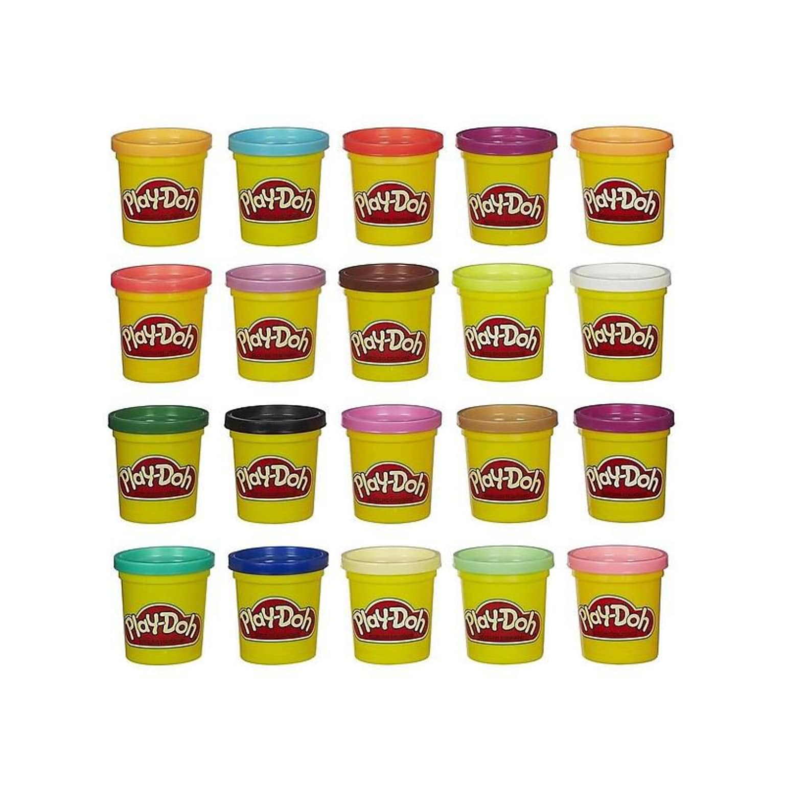 Hasbro Play-Doh Super Color Pack, 2+ Years, 20/Pack (CL342)