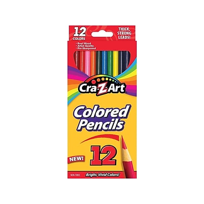 UPC 884920104044 product image for Cra-Z-Art Pre-sharpened Colored Pencils, Assorted, 12/Box (r10404) | Quill | upcitemdb.com