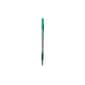 BIC Round Stic Grip Xtra Comfort Ballpoint Pens, Medium Point, Green Ink, Dozen (13888)