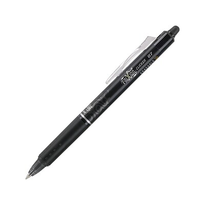 Pilot FriXion Clicker Retractable Erasable Gel Ink Pens 2 Pack Black Ink 31460