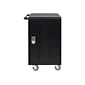 Luxor Lockable 30-Unit Laptop Storage Cabinet, Black Steel (LLTM30-B)