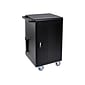 Luxor Lockable 30-Unit Laptop Storage Cabinet, Black Steel (LLTM30-B)