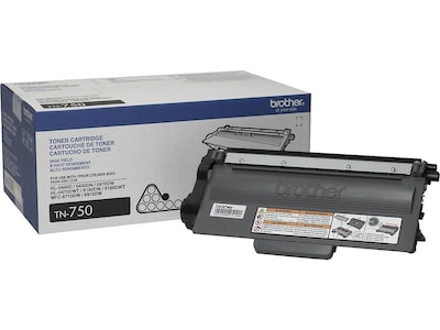 Brother TN-750 Black High Yield Toner  Cartridge