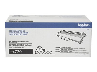 Brother TN-720 Black Standard Toner Cartridge   (BRTTN720)