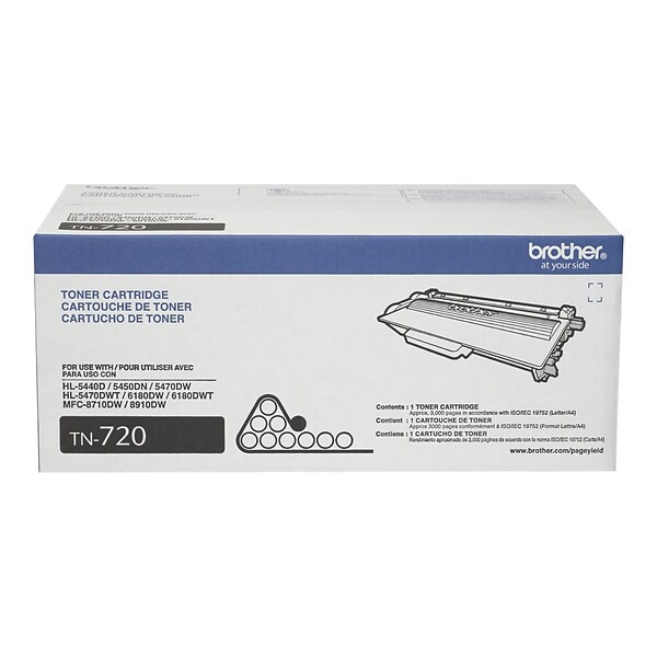 Brother TN-720 Black Standard Toner Cartridge