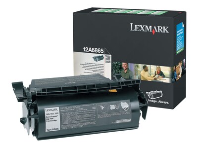 Lexmark 12A6865 Black High Yield Toner Cartridge