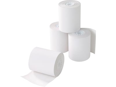 Staples® Thermal Cash Register/POS Rolls, 1-Ply, 3 1/8 x 90, 72/Carton (18298-CC)