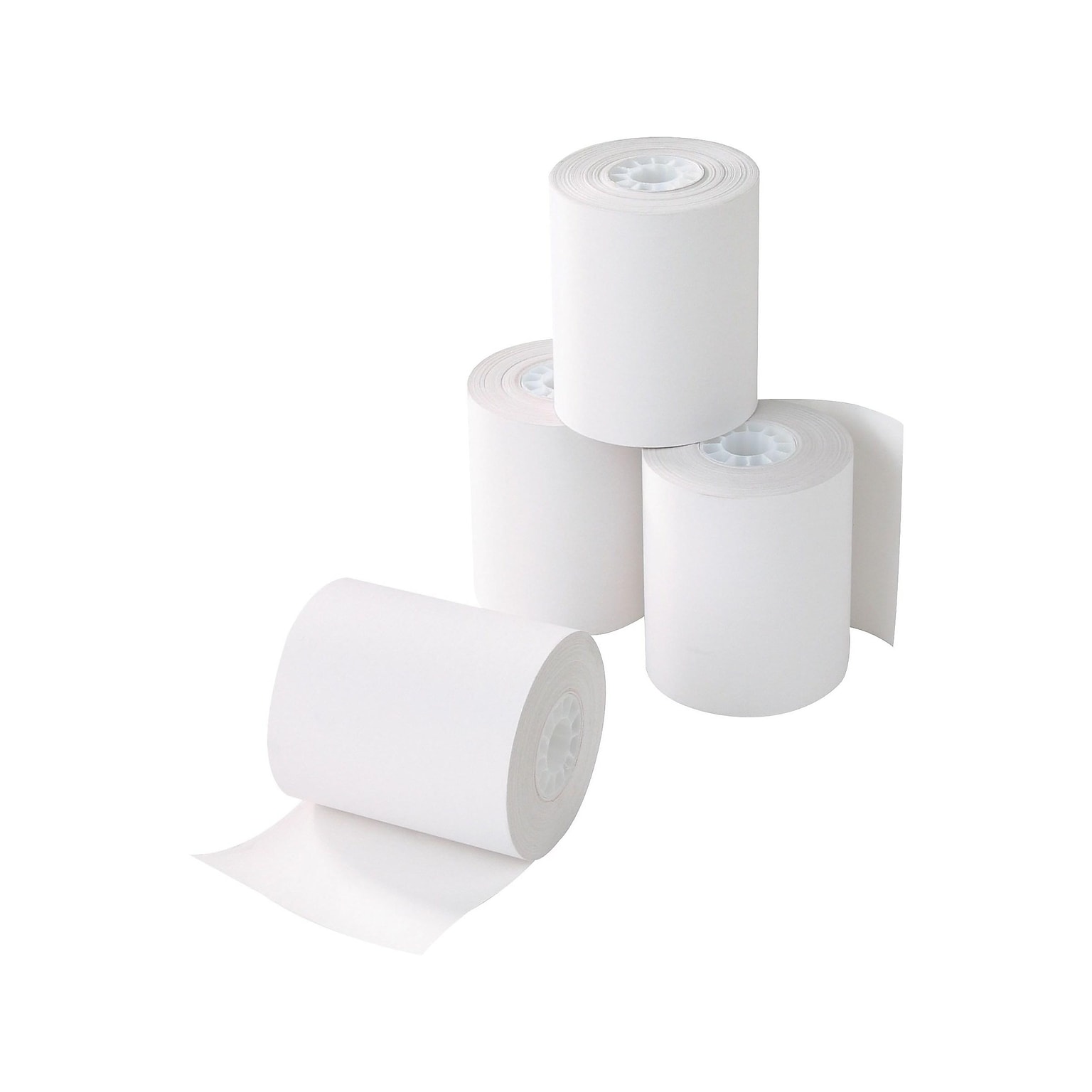 Staples® Thermal Cash Register/POS Rolls, 1-Ply, 3 1/8 x 90, 72/Carton (18298-CC)