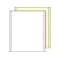 Printworks Professional 9.5 x 11 Carbonless, White/Canary, 1400/Carton (02232)