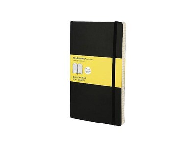 Moleskine Classic Professional Notebook, 7.5 x 10, Graph Ruled, 96 Sheets, Black (707247)