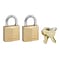 Master Lock Key Padlock, 2/Pack (120T)