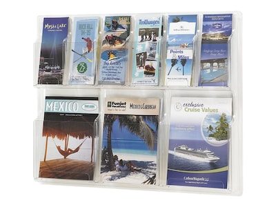 Safco Reveal Magazine Holder, Clear Plastic (5605CL)