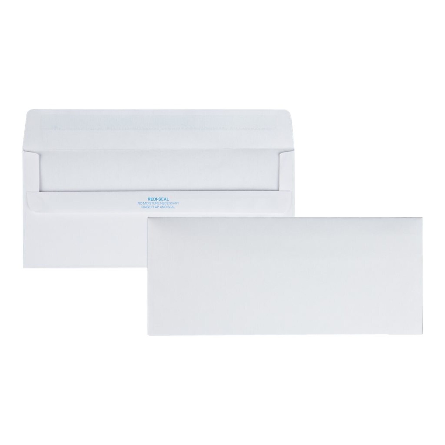 Quality Park Redi-Seal #10 Business Envelopes, 4 1/8 x 9 1/2, White Wove, 500/Box (QUA11118)