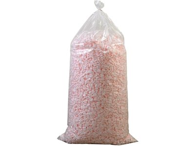 Anti-Static Packing Peanuts, 7 Cubic Ft., Pink (7NUTSAS)