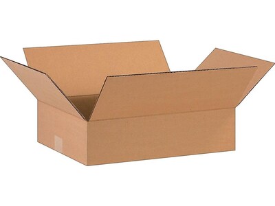 Coastwide Professional™ 16 x 12 x 4, 32 ECT, Shipping Boxes, 25/Bundle (CW57284)