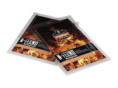 Ergodyne N-Ferno 6990 Activated Carbon Hand Warming Packs, 2.17W x 3.74D 40/Carton (16990)