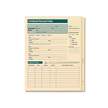 ComplyRight 1-Part Personnel Folder, 25/Pack (A223)